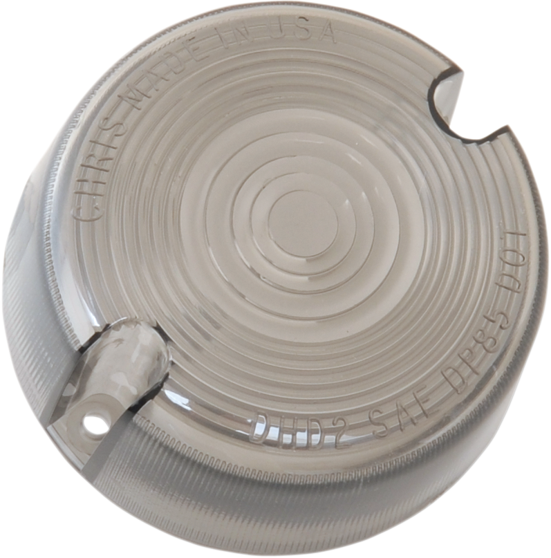 CHRIS PRODUCTS Turn Signal Lens - '00-'01 ST/FXD / Smoke 2020-0403