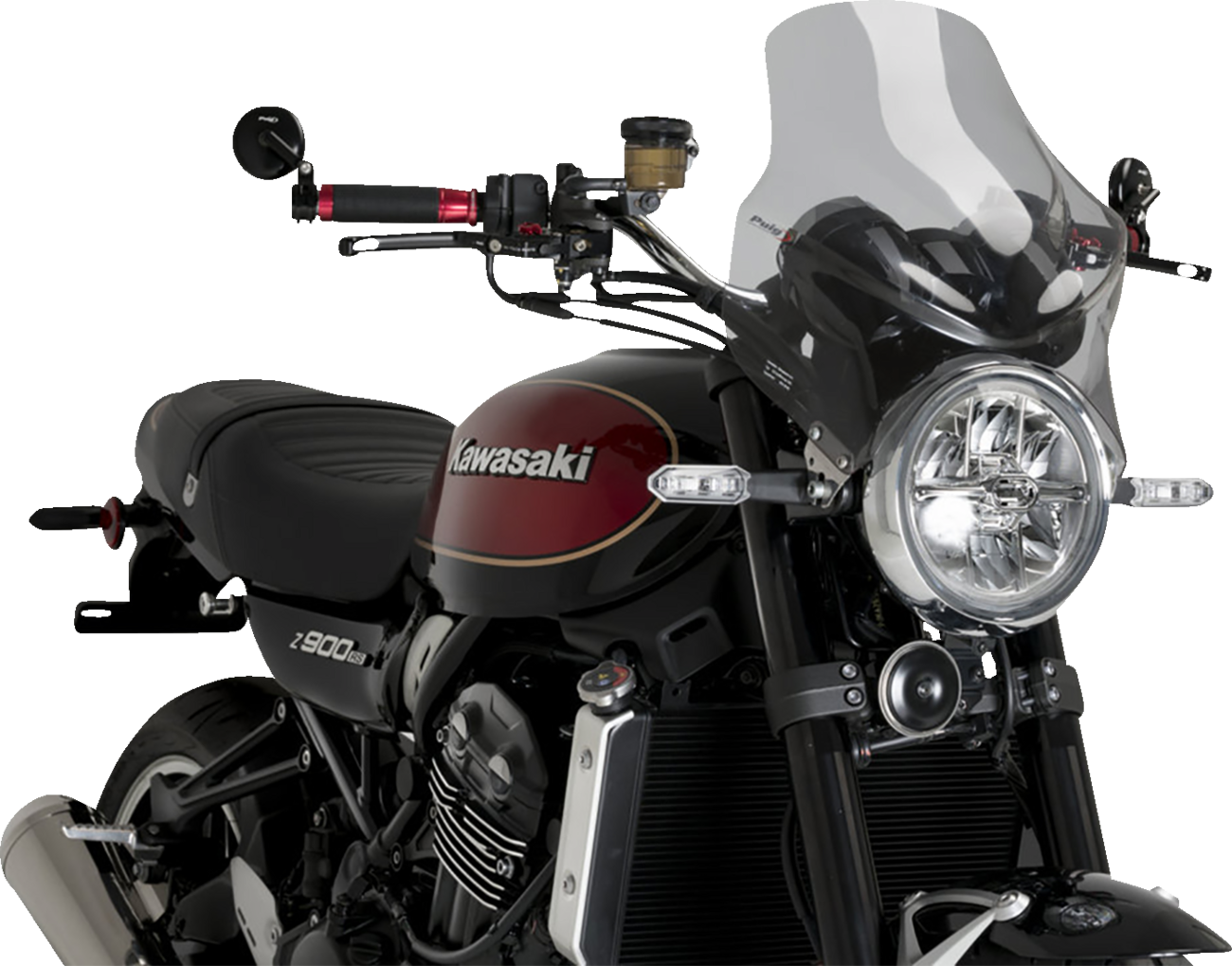 PUIG HI-TECH PARTS Top Windshield - Smoke / Z900RS 2301-3163