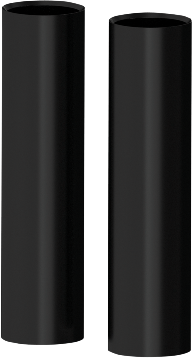 RSD Upper Fork Covers — Smoothie - Fork Covers / 39 mm / Upper / Smoothie / Gloss Black 0411-0062