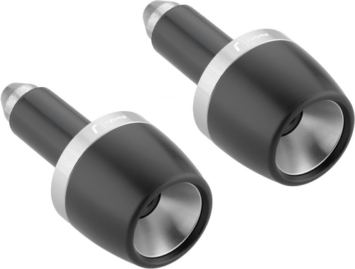 Rizoma Bar Ends - Pair Silver - MA532A