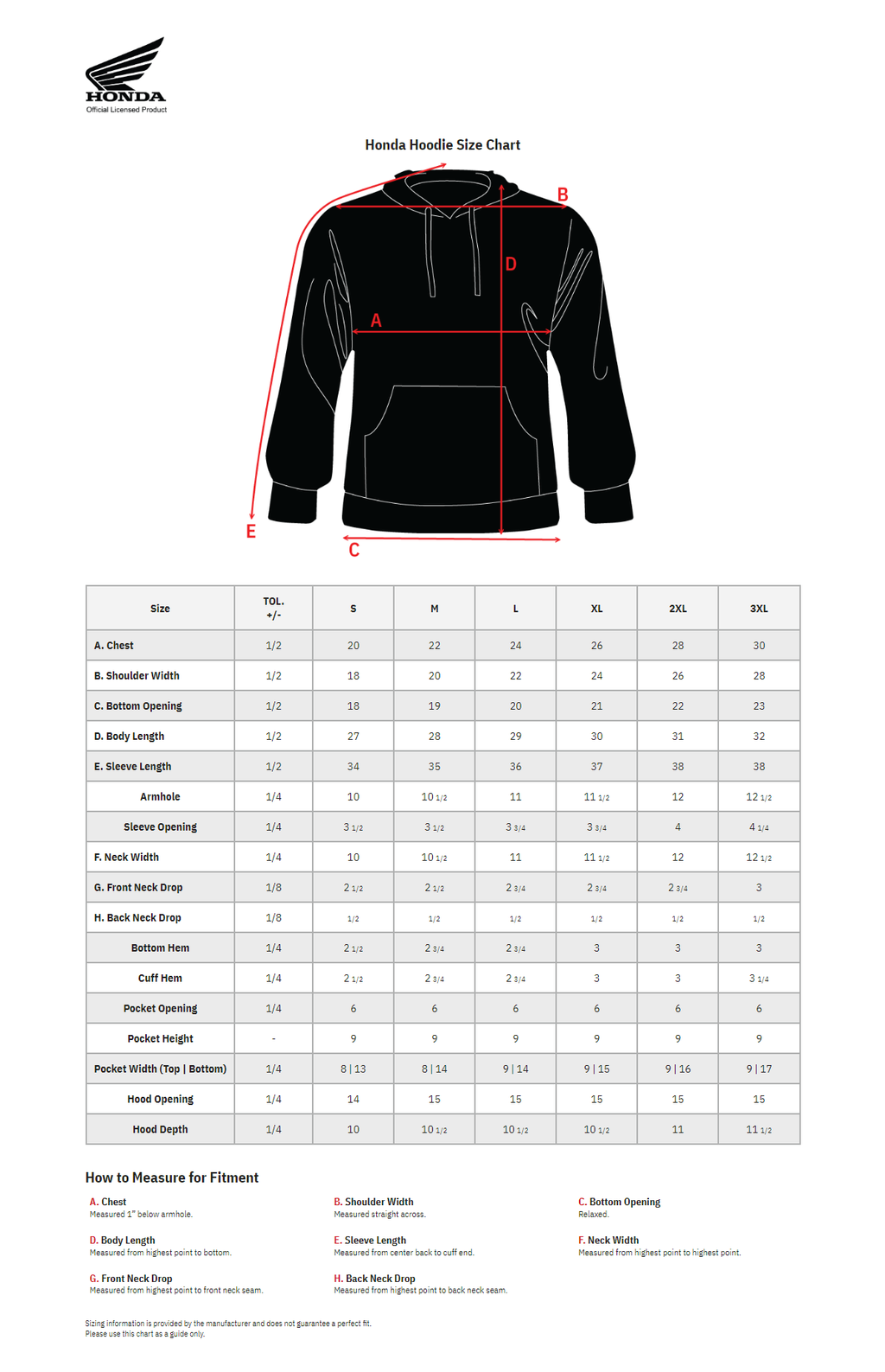 HONDA APPAREL Hoodie Honda Zip