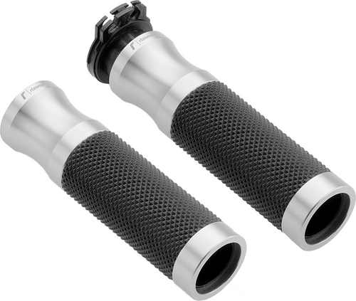 Rizoma Sport Grips - 22mm Silver - GR205A