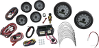 DAKOTA DIGITAL MVX-8K Series Analog/Digital Gauge Kit — 8600WGK Model - MVX-8K Series Analog/Digital 6-Gauge Kit / Black Bezel / White Face with Gray Background 2212-0569