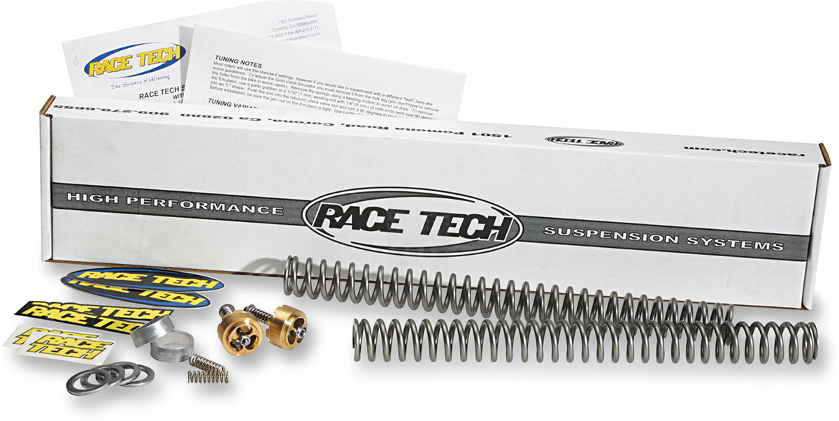 RACE TECH Complete Front End Suspension Kit — Gold Valve