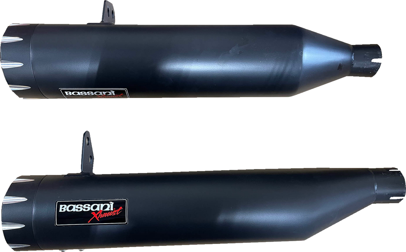 4" Slip-On Mufflers - Black