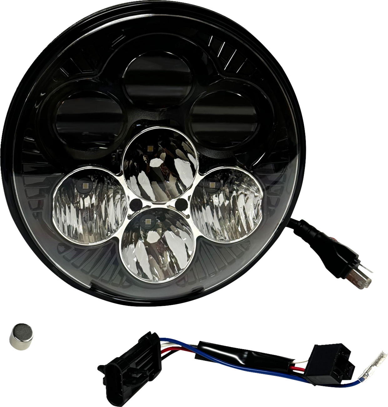 CUSTOM DYNAMICS Headlight - Shark Demon® / LED / Color Changing 2001-2926