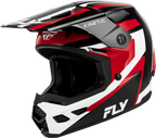 FLY Racing Kinetic Sync Helmet (2027) - Black / Red / White - View 1