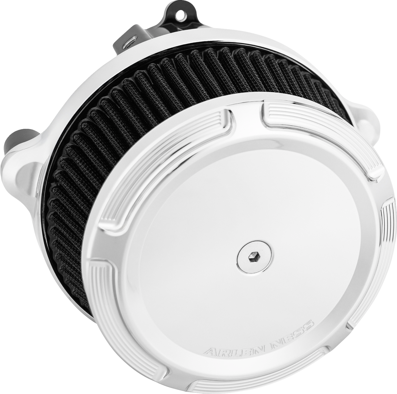 ARLEN NESS Big Sucker™ Stage 1 Air Cleaner Kit with Cover - Beveled / Chrome 1010-3254
