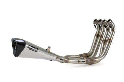Brock's Performance Penta-Carbon Full System 15" Muffler (Polished) - 2005-2006 Suzuki GSX-R1000 - 366398