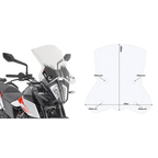 GIVI 7710DT Specific Screen for KTM 390 Adventure, KTM 790 Adventure, and KTM 790 Adventure R