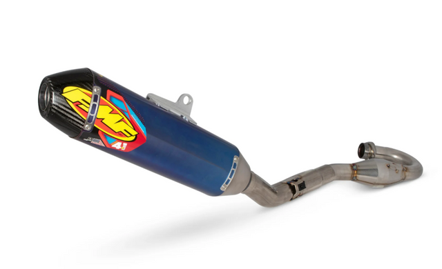 FMF Racing Kawasaki KX250F / KX250X 2025-2026 Factory 4.1 RCT Titanium Anodized Full System w/ Carbon End Cap 042414