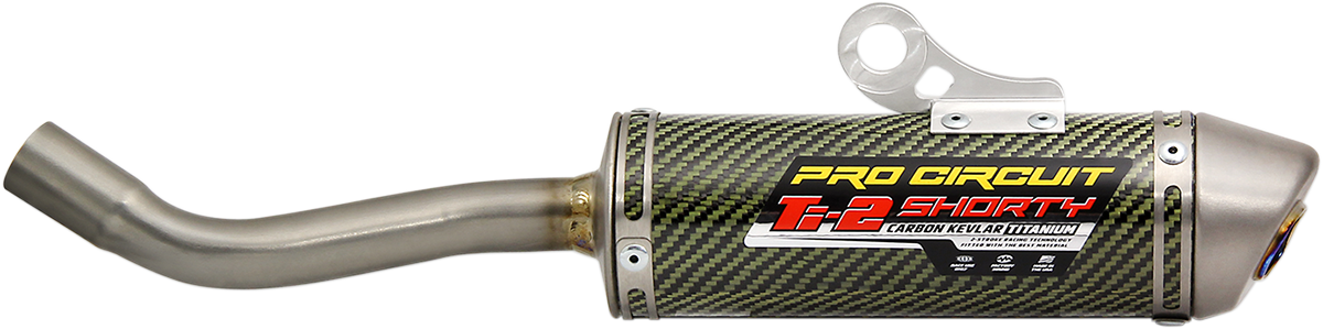 Pro Circuit Ti-2 Shorty Slip-On Silencer - CR250R
