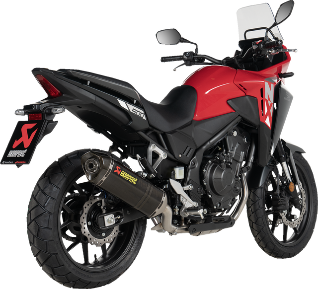 AKRAPOVIC Slip-On Line Muffler - Carbon Fiber S-H5SO5-HRC - Honda CB500/CBR500/NX500 2016-2024