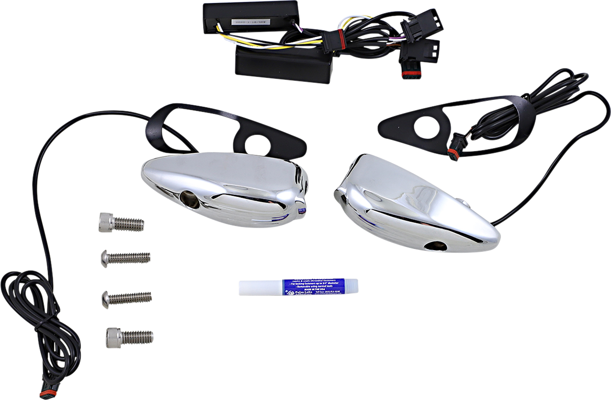 CUSTOM DYNAMICS Turn Signal - FLTR / Chrome 2020-1872