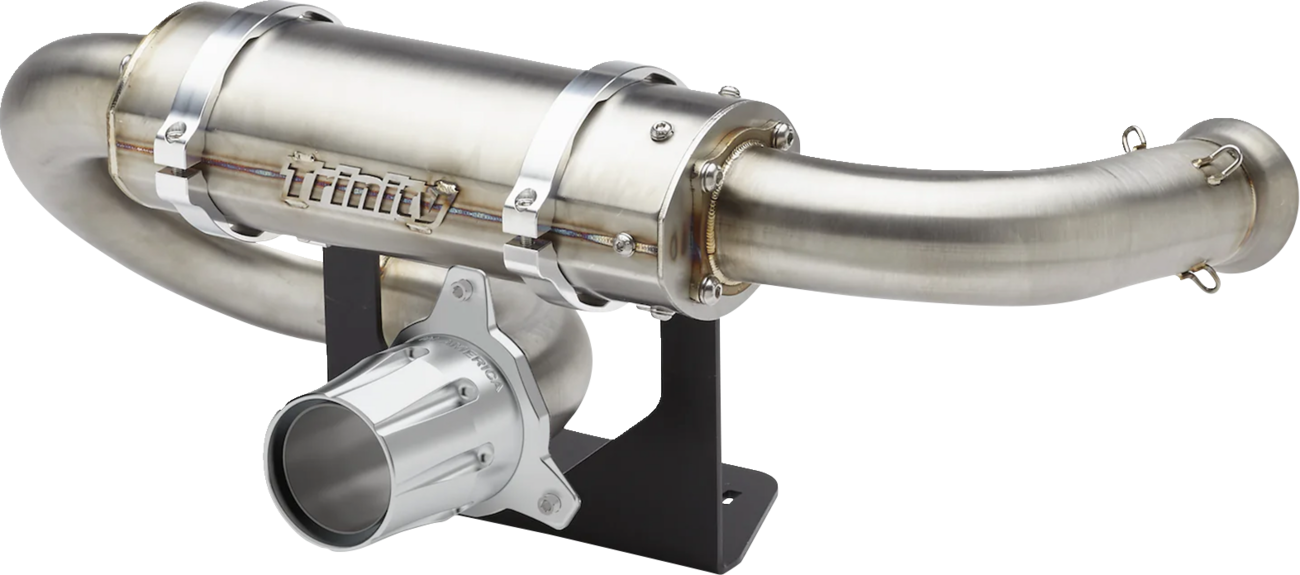 TRINITY RACING Center Exit Slip-On Muffler - With Tip 1831-1056