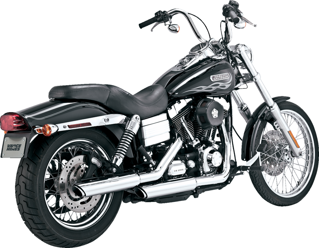 3" Twin Slash Slip-On Muffler - Chrome