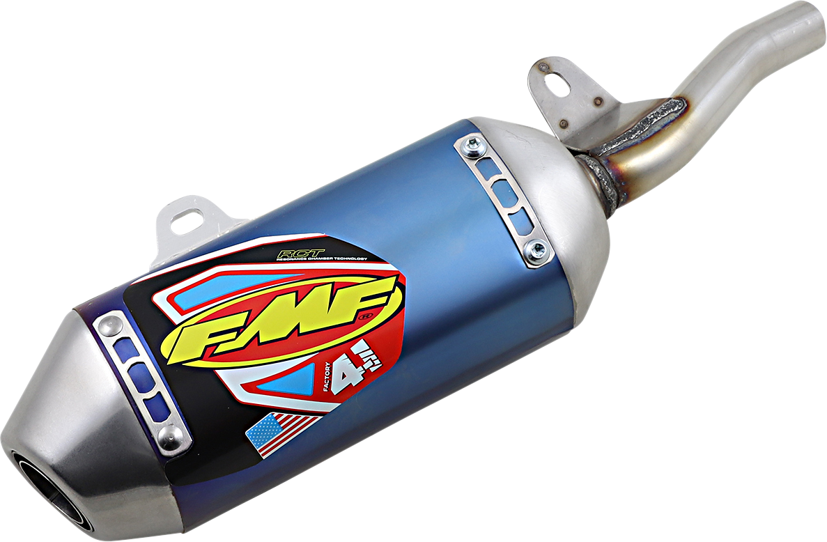 FMF Racing Honda CRF110F 2019-2027 HON CRF110F'19-27 S/S ANO TI MINI Factory 4.1 Slip-On MFLR 041593