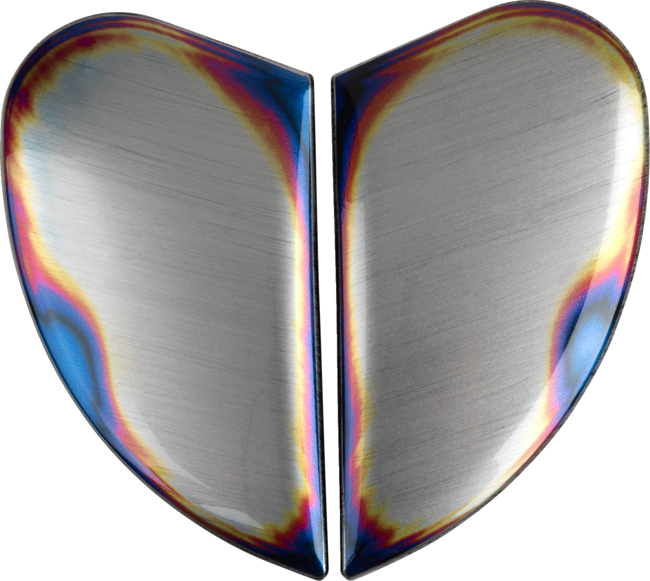 ICON Airframe Pro™ Helmet Side Plates — Re-Entry - Airframe Pro™ Side Plates / Reentry / Silver 0133-1585