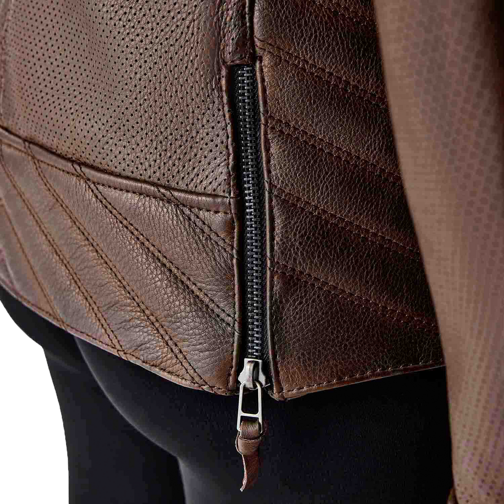 RST Roadster Air CE Women's Leather Jacket - Brown - View 15