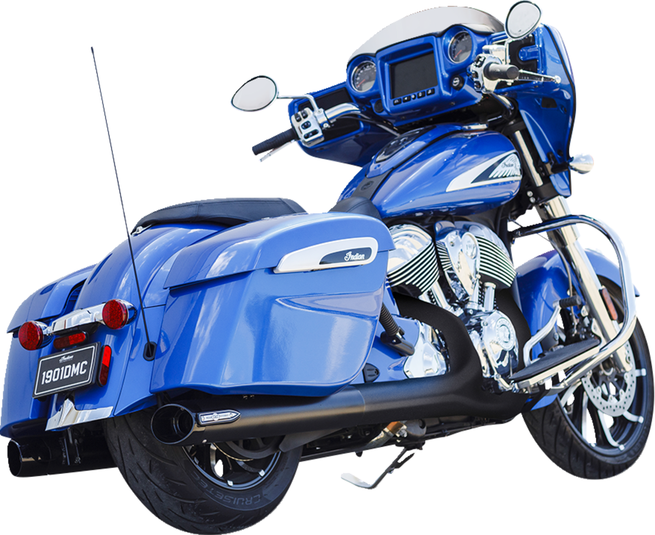 4" Broadhead Slip-On Mufflers - Slash Cut - Black