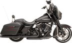 KHROME WERKS 2-into-2 Dominator Exhaust System - Black - '09-'16 FL - With 4-1/2" Muffler 200830