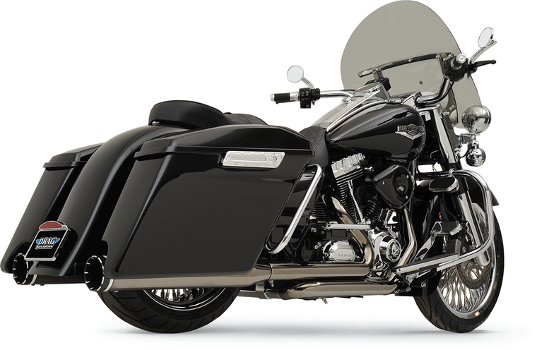 KHROME WERKS 2-into-2 Dominator Exhaust System - Eclipse® - '09-'16 FL - With 4-1/2" Muffler 201830