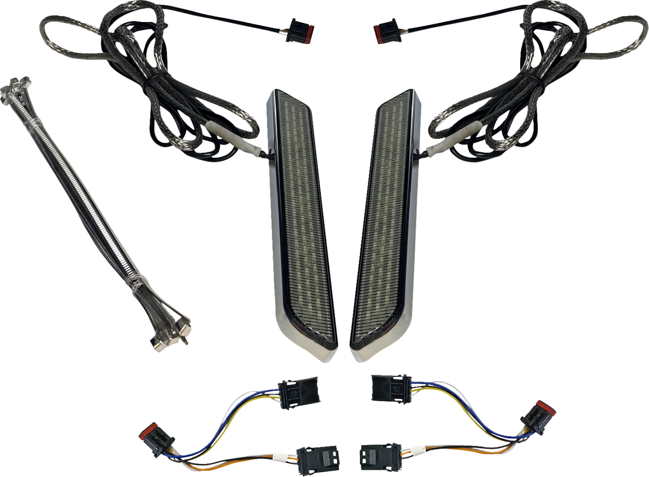 CUSTOM DYNAMICS LED Fork Light - Smoke / Chrome 2040-2650