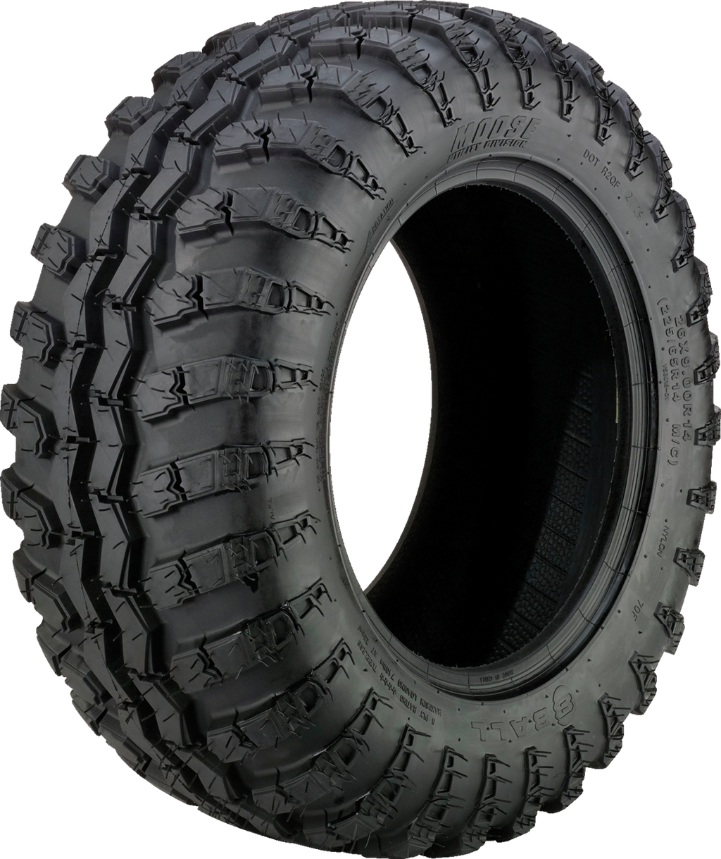 MOOSE OFFROAD 8-Ball Tire - Tire / 8-Ball / Rear / 26x11R14 / 8 Ply 0319-0346