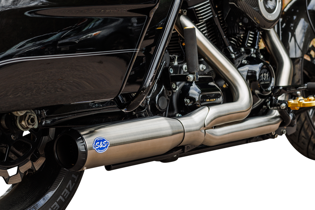 2-into-1 Qualifier Exhaust System - Race Only - Brushed Stainless