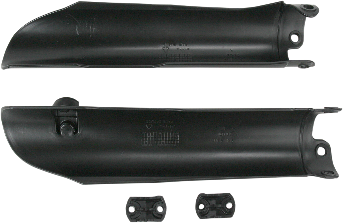ACERBIS Lower Fork Covers for Inverted Forks - Black 0412-0146