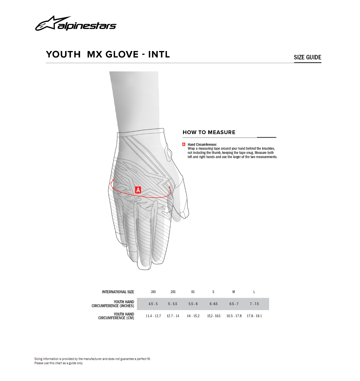 ALPINESTARS Gloves Youth Radar