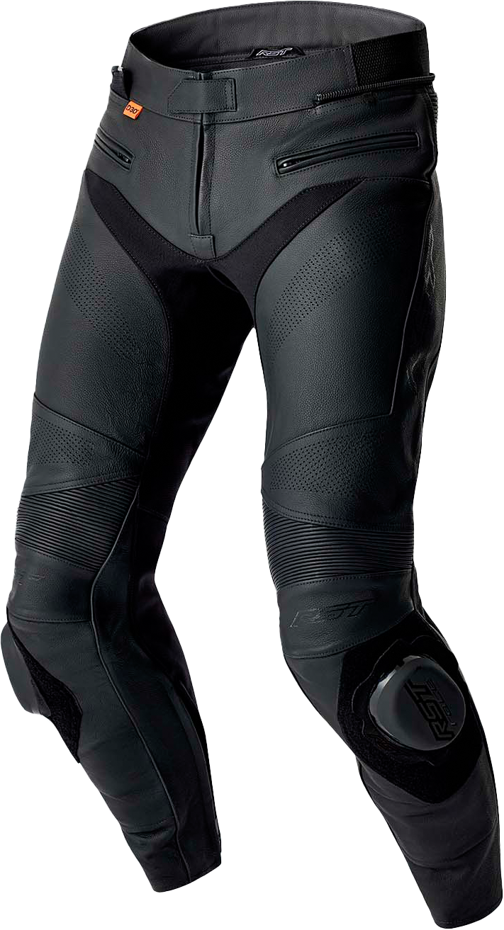 RST S-1 CE Men's Leather Pants (Long Leg) - Black - View 1