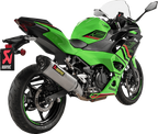 AKRAPOVIC Slip-On Line Muffler - Titanium - Ninja 500/Z500 S-K5SO1-HRT