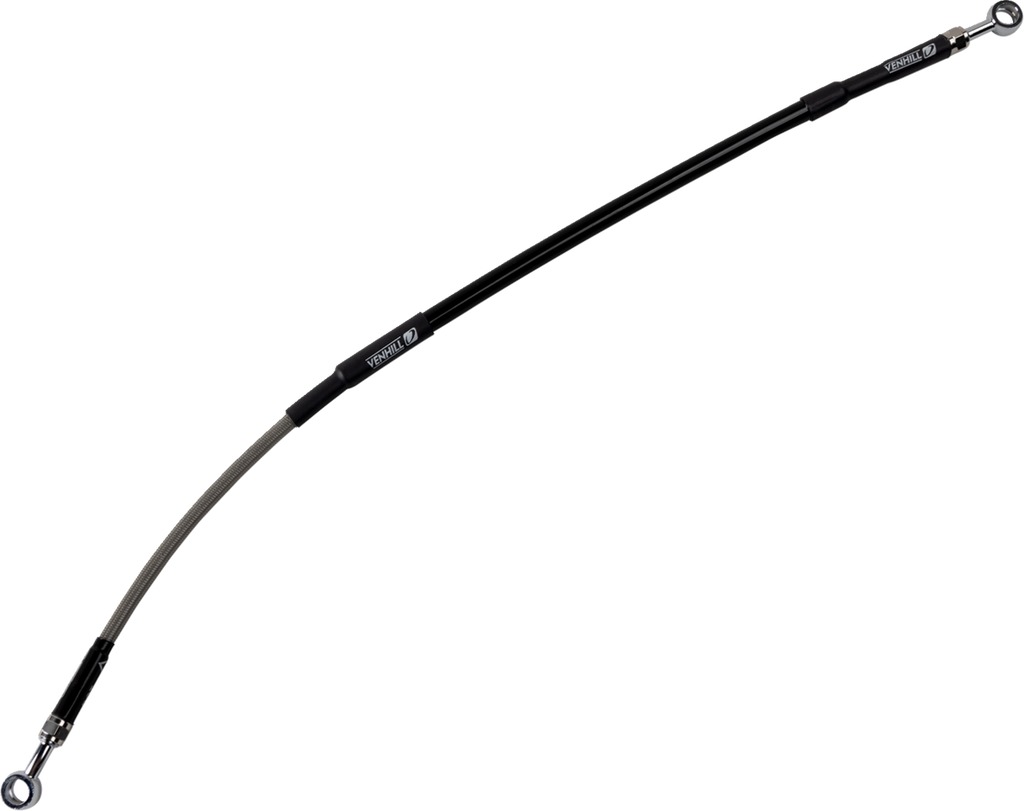 MOOSE OFFROAD Stainless Steel Braided Brake Line - Brake Line / Stainless Steel 1741-6526