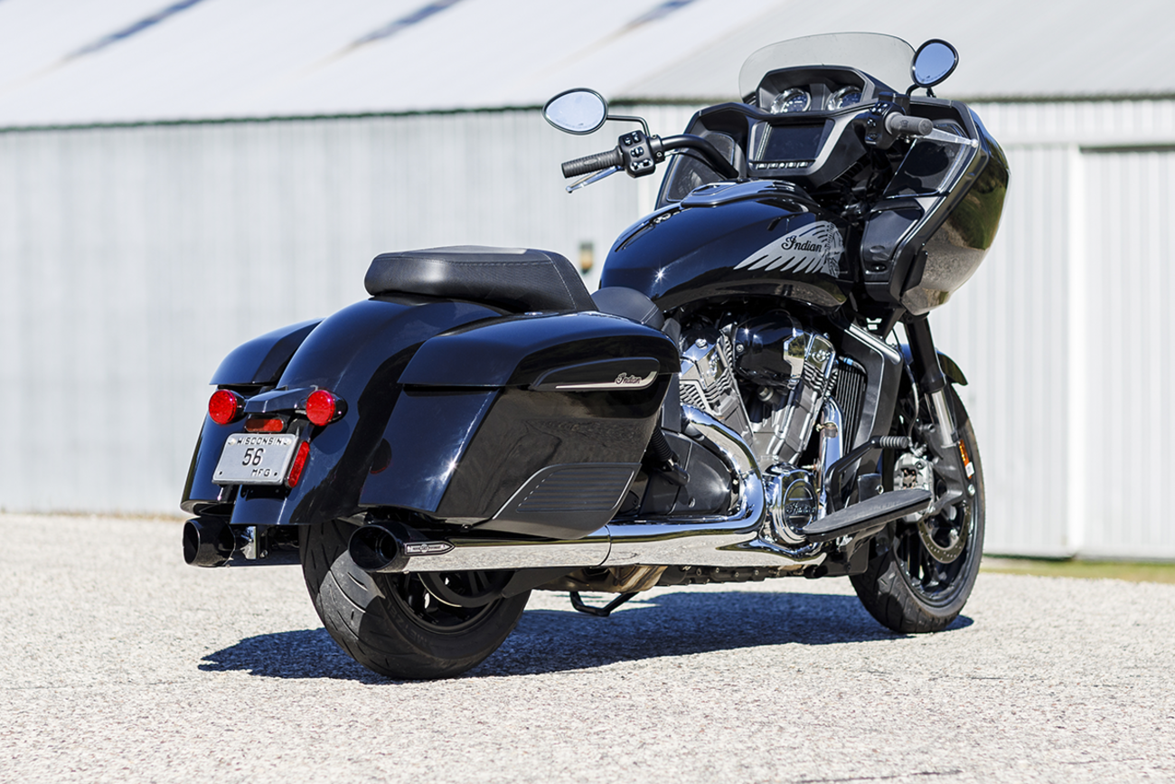 4" Broadhead Slip-On Mufflers - Slash Cut - Chrome