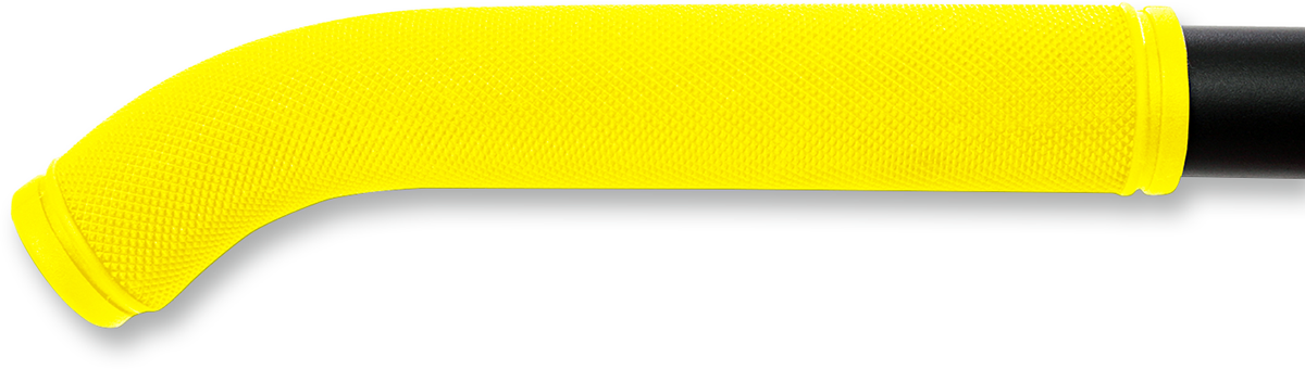 RACE SHOP INC. 7" Colored Rubber Grips - High-Visibility Yellow G-7 HI VIS