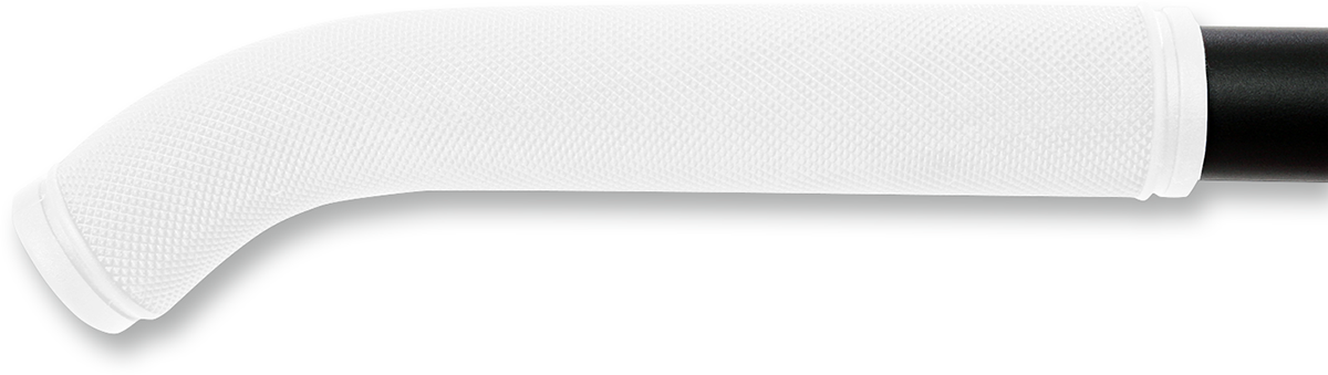 RACE SHOP INC. 7" Colored Rubber Grips - White G-7 WHITE