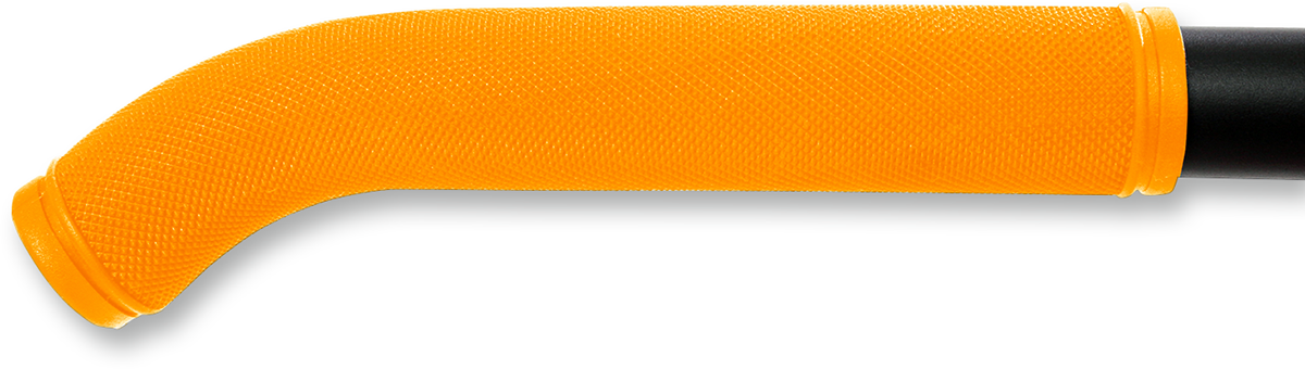 RACE SHOP INC. 7" Colored Rubber Grips - Orange G-7 ORANGE