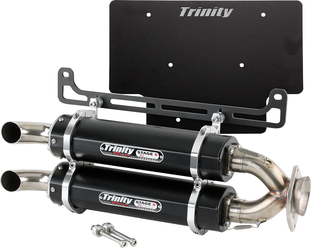 TRINITY RACING Stage 5 Dual Slip-On Muffler - Xpedition 1831-1092