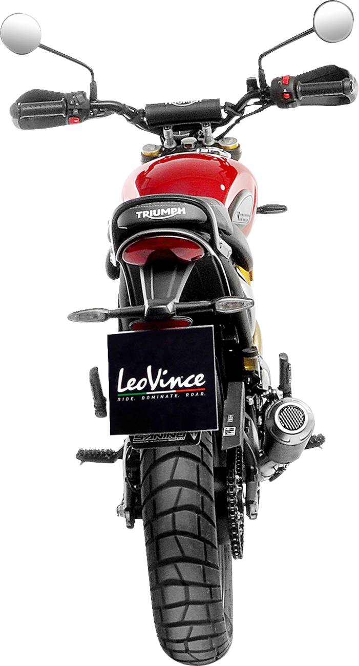 LEOVINCE LV-10 Slip-On Muffler - Carbon Fiber - Scrambler/Speed 400 15268CU