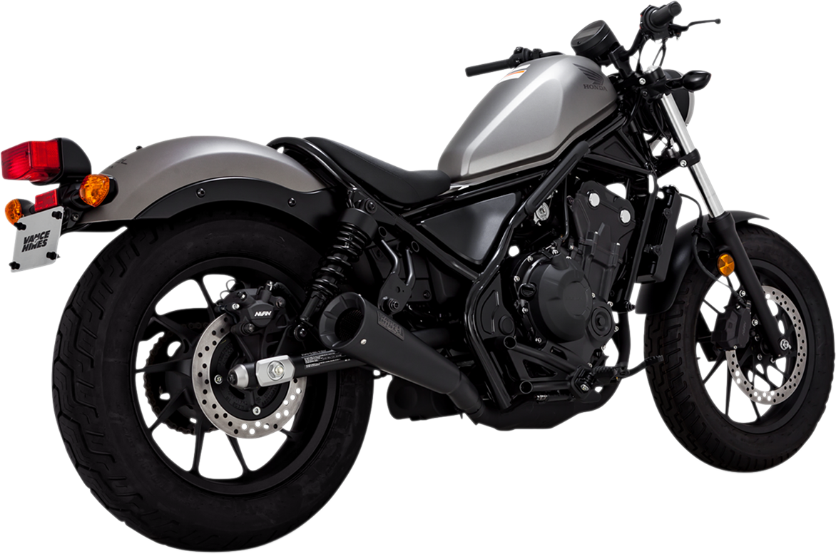 Vance & Hines HONDA 17-20 Rebel S/O Black Slip-On Exhaust