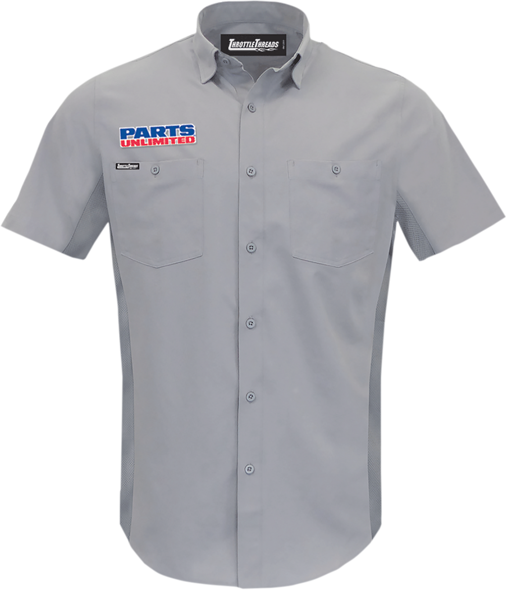 THROTTLE THREADS Vented Shop Shirt