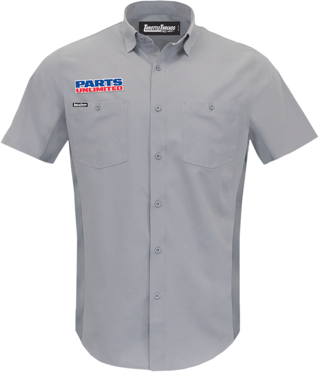THROTTLE THREADS Vented Shop Shirt