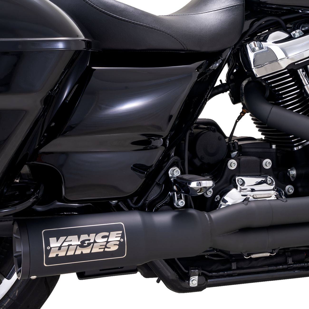 2-into-1 High Output PCX™ Exhaust System - Black - Touring