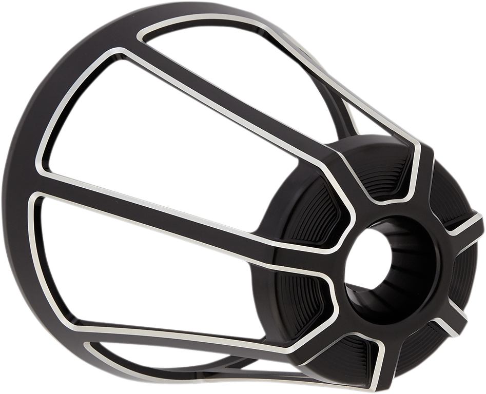 ARLEN NESS Monster Sucker Air Cleaner Cover - Beveled / Black 1014-0252