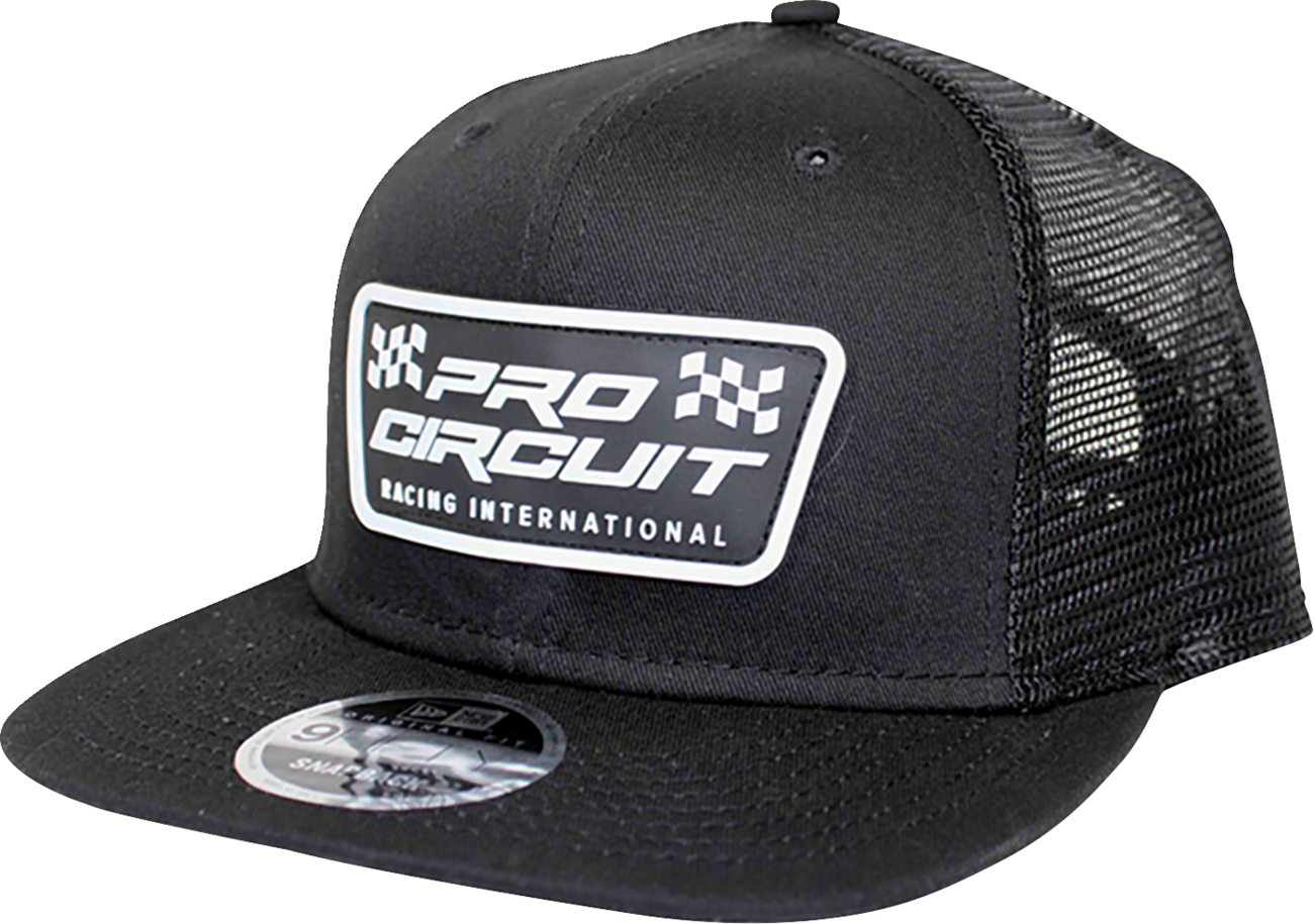 PRO CIRCUIT Checkered Flag Patch New Era Hat - Black 2501-3922
