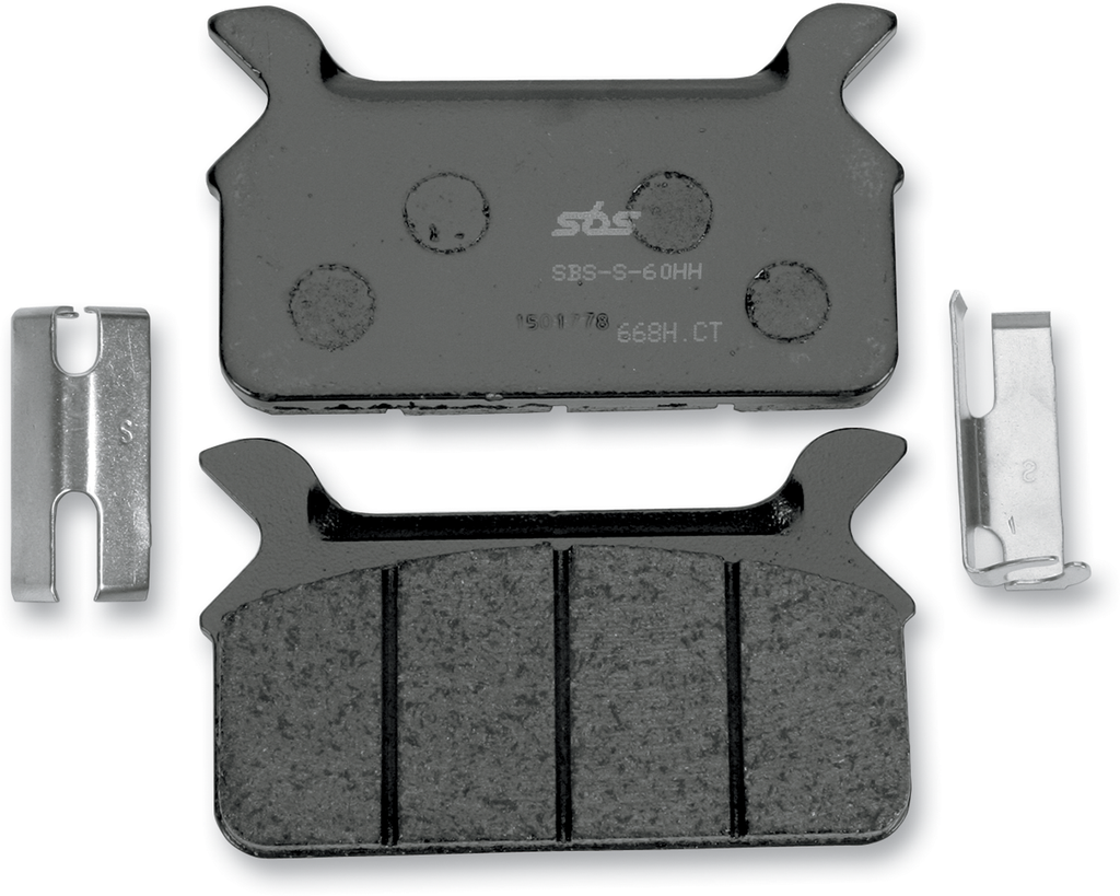 SBS HCT Street Carbon Tech Organic Harley/Buell Brake Pads - Carbon Tech Brake Pads 1721-1764