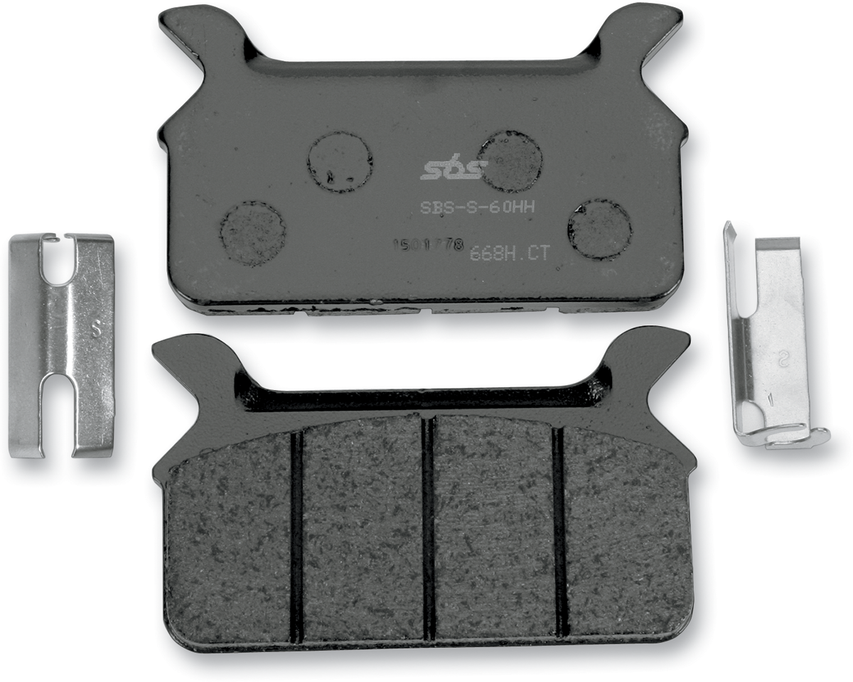 SBS HCT Street Carbon Tech Organic Harley/Buell Brake Pads - Carbon Tech Brake Pads 1721-1764