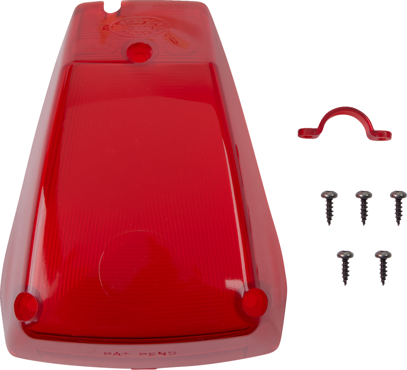 POLISPORT Preston Petty Taillight Lens - Taillight Lens / Red 2001-1725