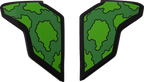 ICON Airflite™ Helmet Side Plates — GP23 - Airflite™ Side Plates / GP23 / Green 0133-1417